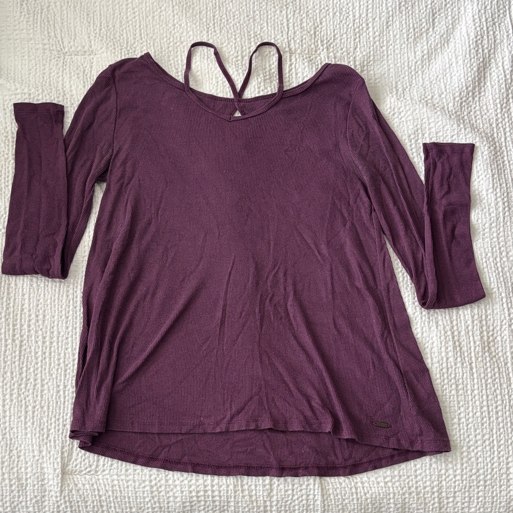 Hollister Strap Long Sleeve Shirt - Size: Small
